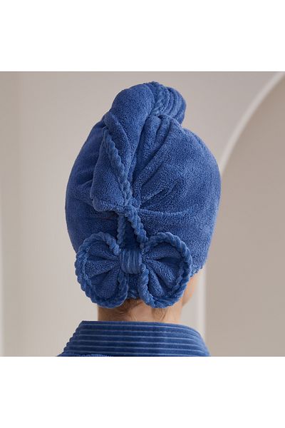 REEFI Modern blue rustic hair cover, small size (25*68cm)