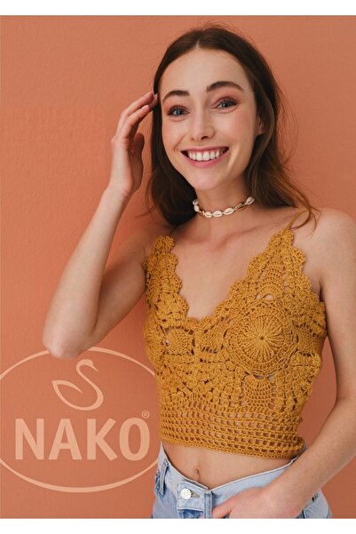 NAKO Cotton Luks El Örgü İpliği 100 gr Renk No:97600