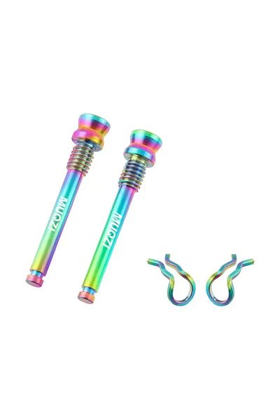 Choice 2pcs Colorful 2pcs Titanium Bolts Bicycle Disc Brakes Caliper Lightweight Mounting Screws Road MTB D