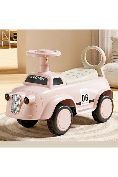 rexa Ride-On Push Car for Toddlers – Safe & Fun Outdoor Vehicle with Backrest and Steering