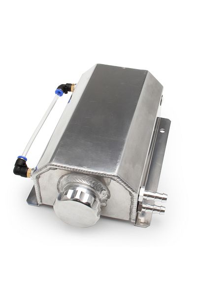 Choice 2L-Silver Universal 1L/2L Aluminum Oil Catch Can Reservoir Tank Engine Coolant Radiator Overflow Oil