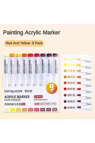 Choice Set G 9/144 Colors Acrylic Paint Art Marker Pen DIY Painting Drawing for Card Ceramic Stone Mug Glas