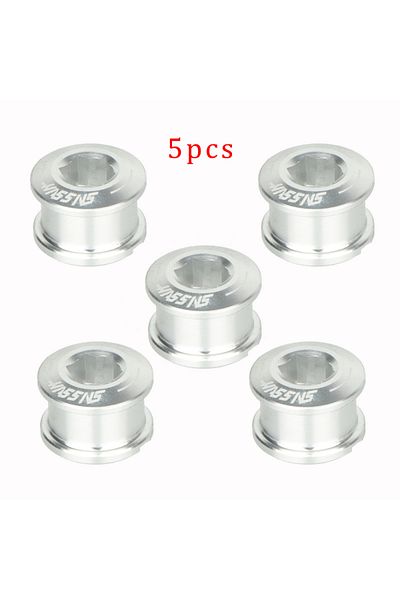 Choice HA 5Pcs Silver HASSNS Chainring Bolts 5Pcs Integrated Crankset Mtb Chainwheel Screws Monoplate Crank