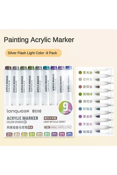 Choice Set L 9/144 Colors Acrylic Paint Art Marker Pen DIY Painting Drawing for Card Ceramic Stone Mug Glas