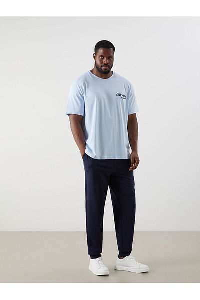 LC Waikiki Ανδρικό αθλητικό παντελόνι Jogger με τυπική εφαρμογή LCW Plus Size