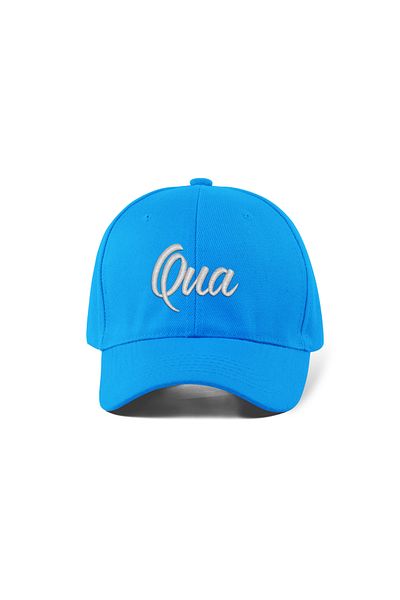 QUATEX Blue Sports Hat with Cross Embroidery Unisex Adjustable Velcro Back It Is a Quality Product