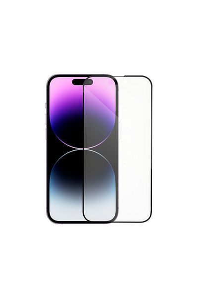 Cellara CELLARA 2.5D FULL COVER GLASS SCREEN PROTECTION FILM FOR IPHONE 15 PLUS - BLACK