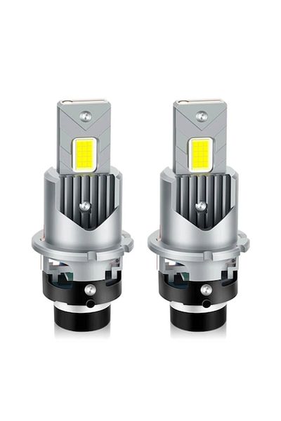 Xentech Light Set of 2 LED Bulbs D2S/D2R for Headlights Canbus 5000LM 35W 6000K Plug&Play 12V-24V