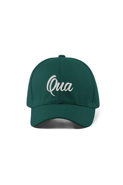 QUATEX Green Sports Hat with Cross Embroidery Unisex Adjustable Velcro Back It Is a Quality Product