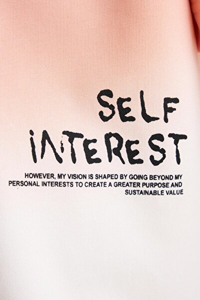 Machinist Ανδρικό μπλουζάκι με στάμπα ντεγκραντέ oversized σε ανοιχτό ροζ χρώμα