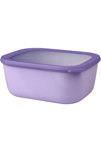 STOREMAX Ntwork – Cirqula Multi-Purpose Bowl Rectangular Nordic Lilac – 3000 ml – Storage Box, Refrigerator