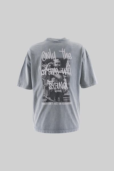 Machinist SLOGAN ȘI FOTO IMPRIMATĂ WASHING TEE GHOST