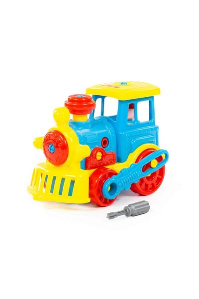 pialbatro Toy Designer Transport Locomotive 48 Pieces-Blue 71255