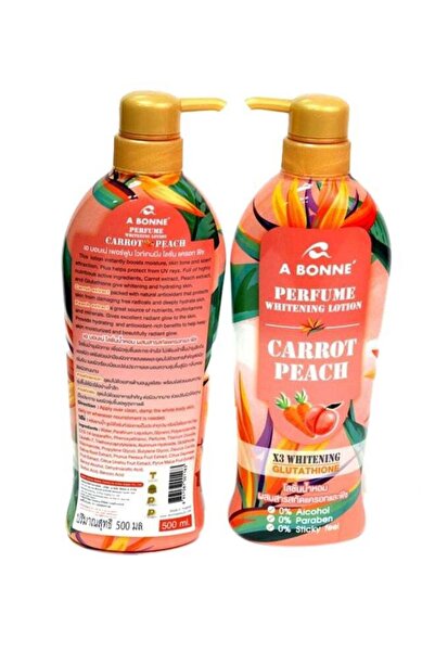 A bonne لوشن تبييض برائحة الجزر والخوخ 500 مل