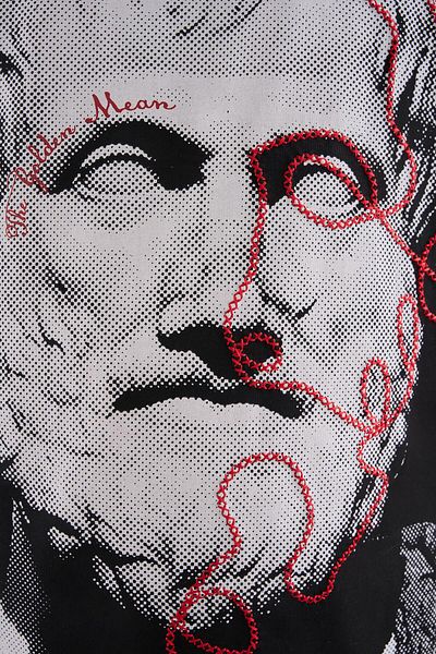 Machinist Men's Aristotle Oversize Black T-Shirt