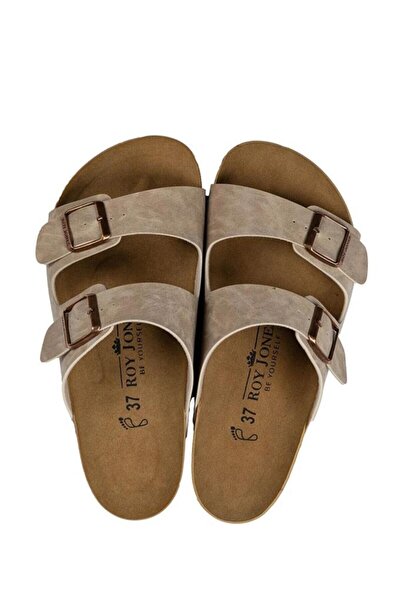 Roy Jones 7001 BEJ ERKEK COMFORT CASUAL ANATOMİK TOKALI TERLİK