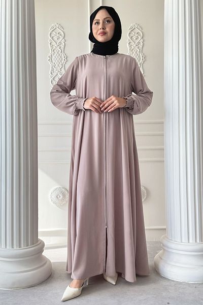 InStyle Medina Silk Mevlana Beige Ferace