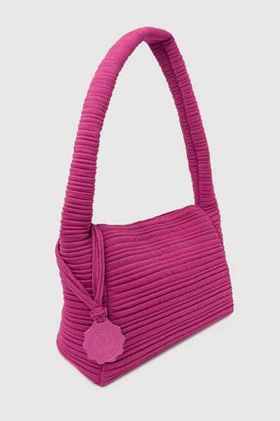 D'ylla Atelier Women's Shoulder Bag from Freya Series - Fuchsia Midi