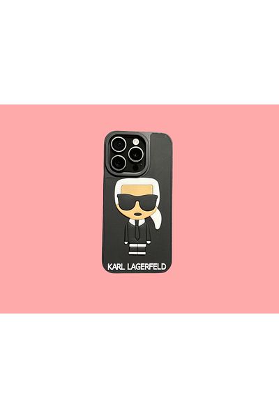 Karl Lagerfeld Husă de telefon, compatibilă cu iPhone 14 PRO, neagră