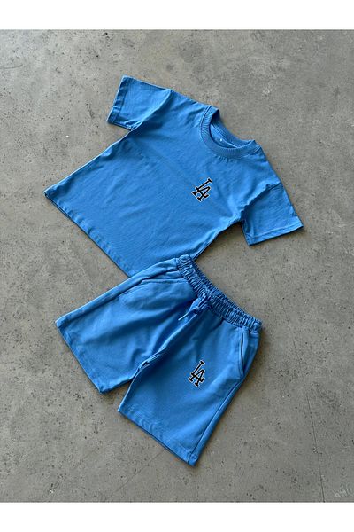 KAPROLLI La Unisex Girls Boys Tshirt Shorts Set - 95% Cotton Printed Quality Fabric Tshirt Shorts Set