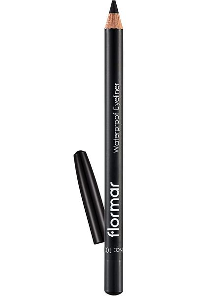 Flormar Waterproof Eyeliner Pencil - 101 Black Ice, Size 1.14 g by Flormar