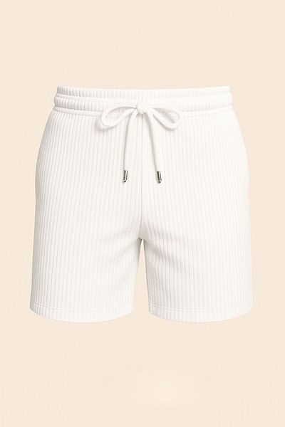 armicem 2-Piece Ottoman Fabric Relaxed Fit Men's Capri