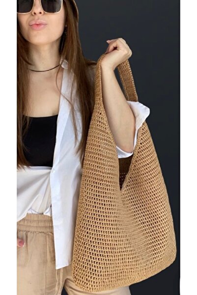 Meg kids El yapımı hasır heybe canta