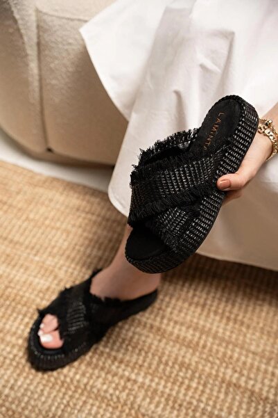 LAMİNTA Papuci cu ciucuri Glimy