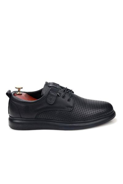Papuçcity Bms 03206 Men's Leather Casual Summer Perforated Shoes