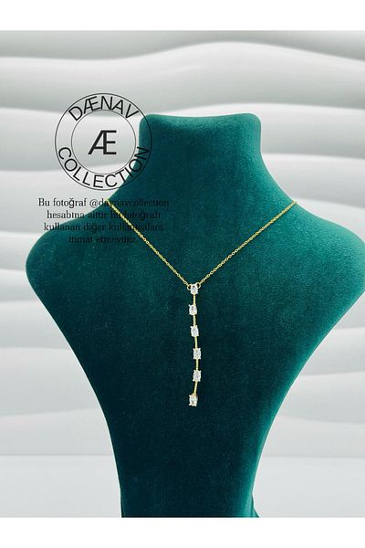 Daynav Diamond Stone Y Necklace