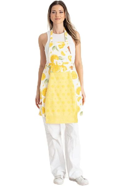 STOREMAX Ntwork Waterproof Kitchen Apron with Yellow Towel, Apron for Adults, Men Women