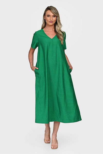 Eranthe Women's Dress, Eranthe, V-Neckline V322