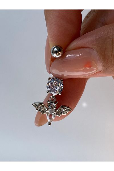 kurukafagift Steel Belly Piercing Bat Model