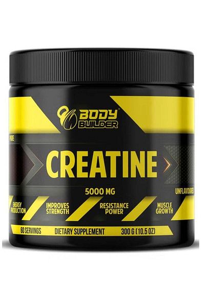 Body Builder Creatine 5000mg 60 Servings 300g Unflavored