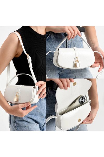 wikidayss Women's Baguette Crossbody Bag