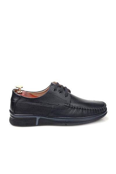 Papuçcity Bms 03229 Orthopedic Men's Leather Casual Shoes