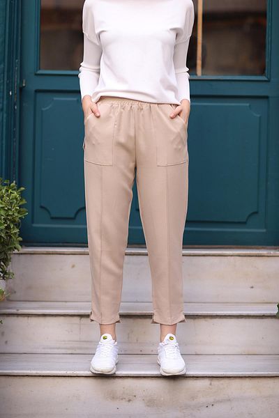 Invee Carrot Pants Stone