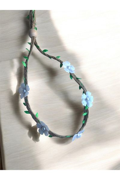 Bukiro Leafy Crown Daisy Adjustable Crown Festival Crown Engagement Crown Leafy Jute Crown