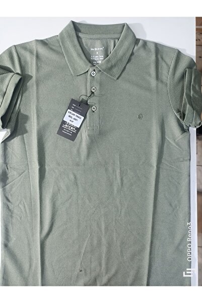 ercan triko Regular Fit Pocketless Waffle Collar T-Shirt