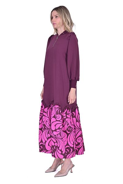 Invee Skirt End Colored Dress Murdum