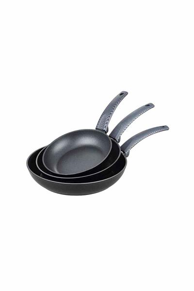 Michelino Set of 3 Michelino Nora Carbon Frying Pans, Versatility and Performance in Your Kitchen