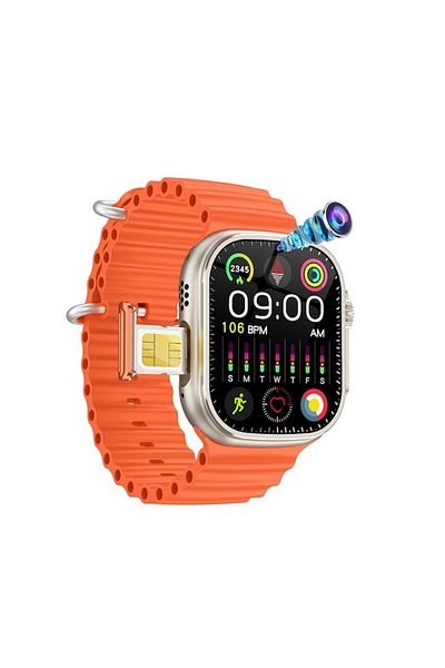 OEM Orange Smartwatch with Android, 5G, Fitness & Waterproof