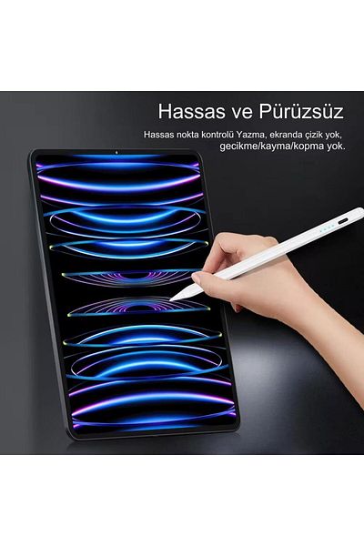 gökmer 2025 Bluetooth Tablet Pen Palm Rejection Compatible with iPad Pro 11''/13″ (8Th Generation) M5 Processor Yes