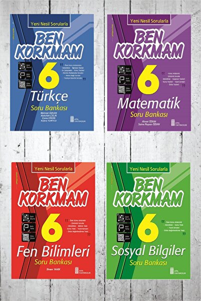 Ata Yayıncılık Ata 6.Sınıf Ben Korkmam Seti