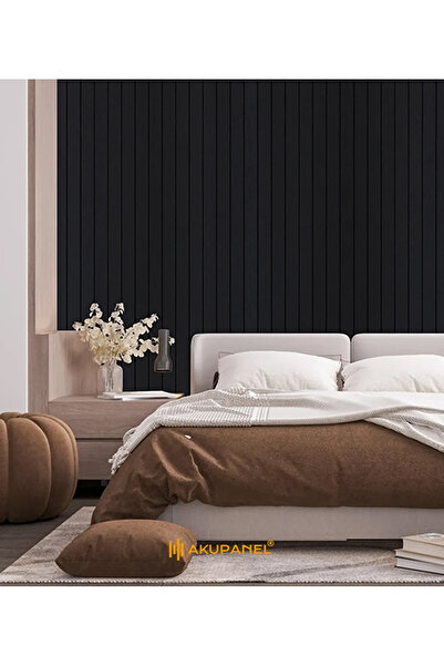 Akupanel PLUS7 60×245 cm Siyah Akustik Duvar Paneli