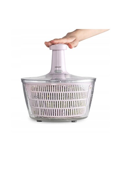 CRALEX Centrifuga pentru salata, 5L, CRALEX Verdera, BPA Free, Spalare si Usc...