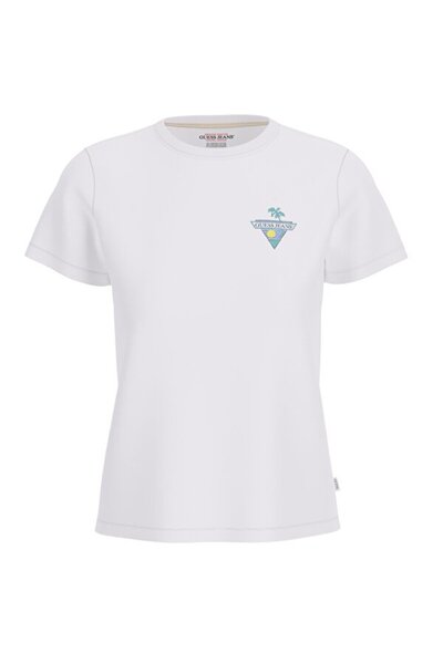 Guess Tricou Jeans Ss Cn Reg pentru femei, cu croiala normală