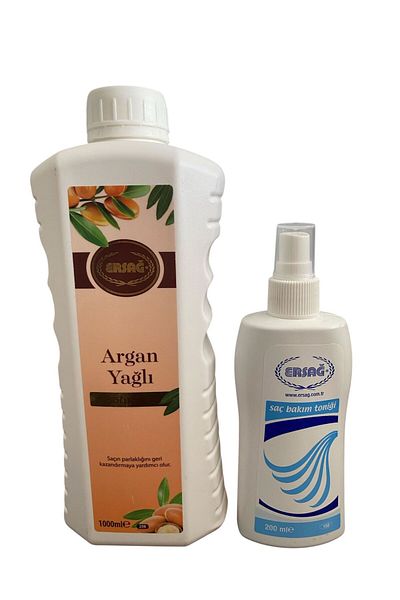 Ersağ Ersağ Argan Shampoo + Hair Care Tonic Special Set