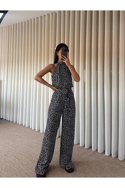 mydukkan.co Floral Patterned Jumpsuit