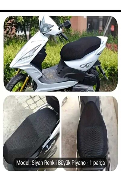 DUDAKTAN KALBE scooter sele motorsiklet file sele kılıfı siyah